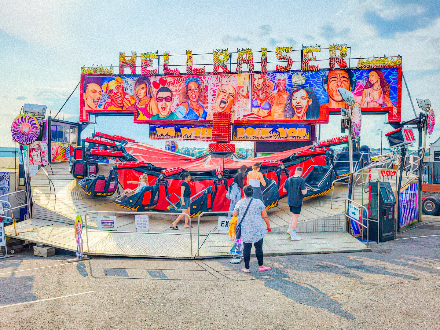 LARGE rides barry island pleasure park wales 13