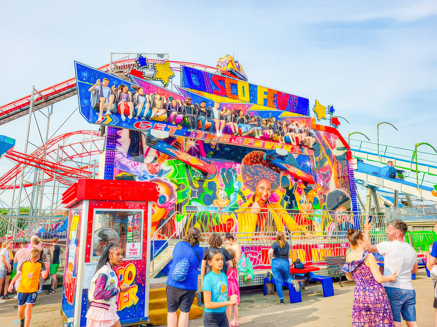 LARGE rides barry island pleasure park wales 18