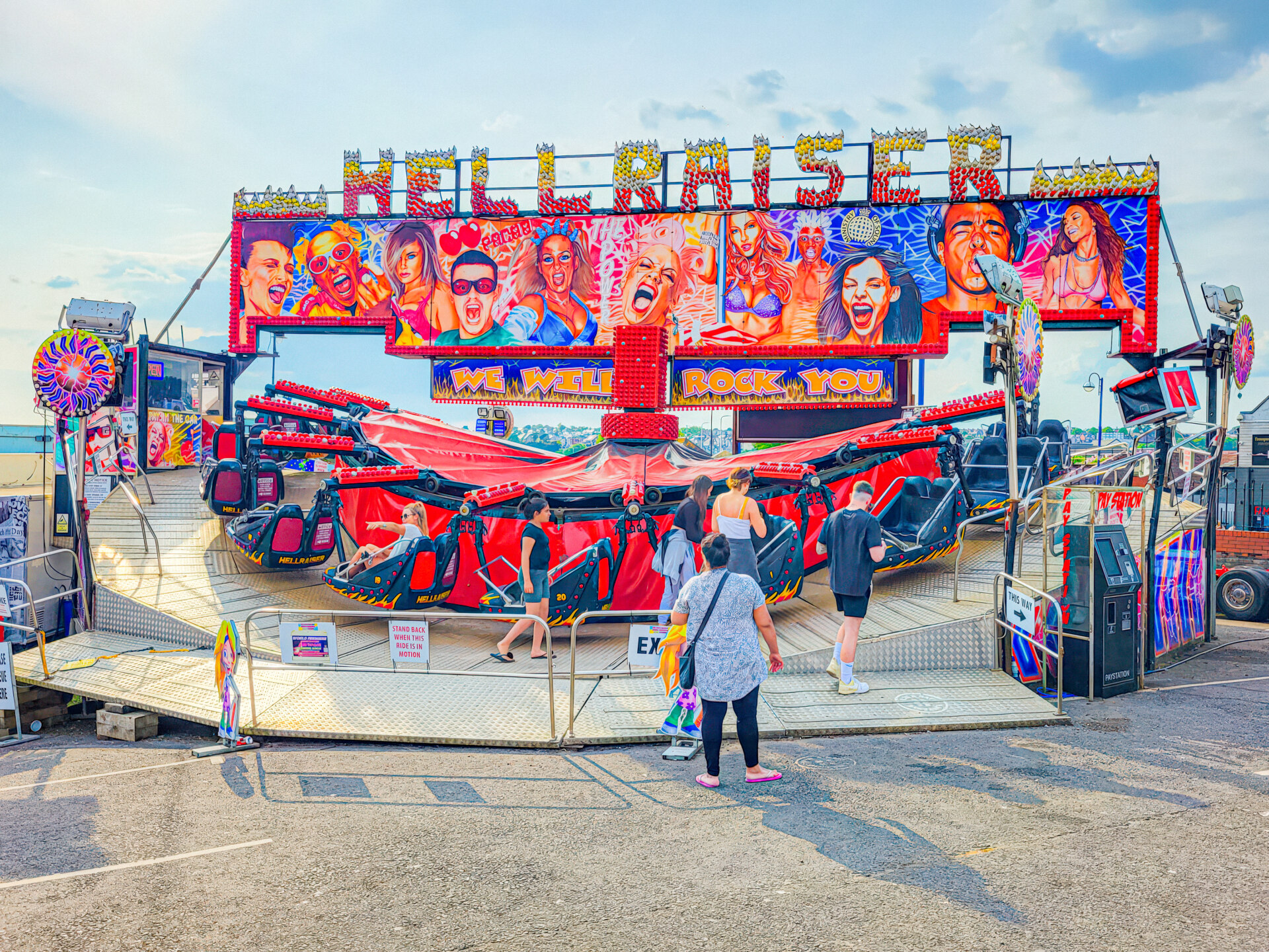 LARGE rides barry island pleasure park wales 40