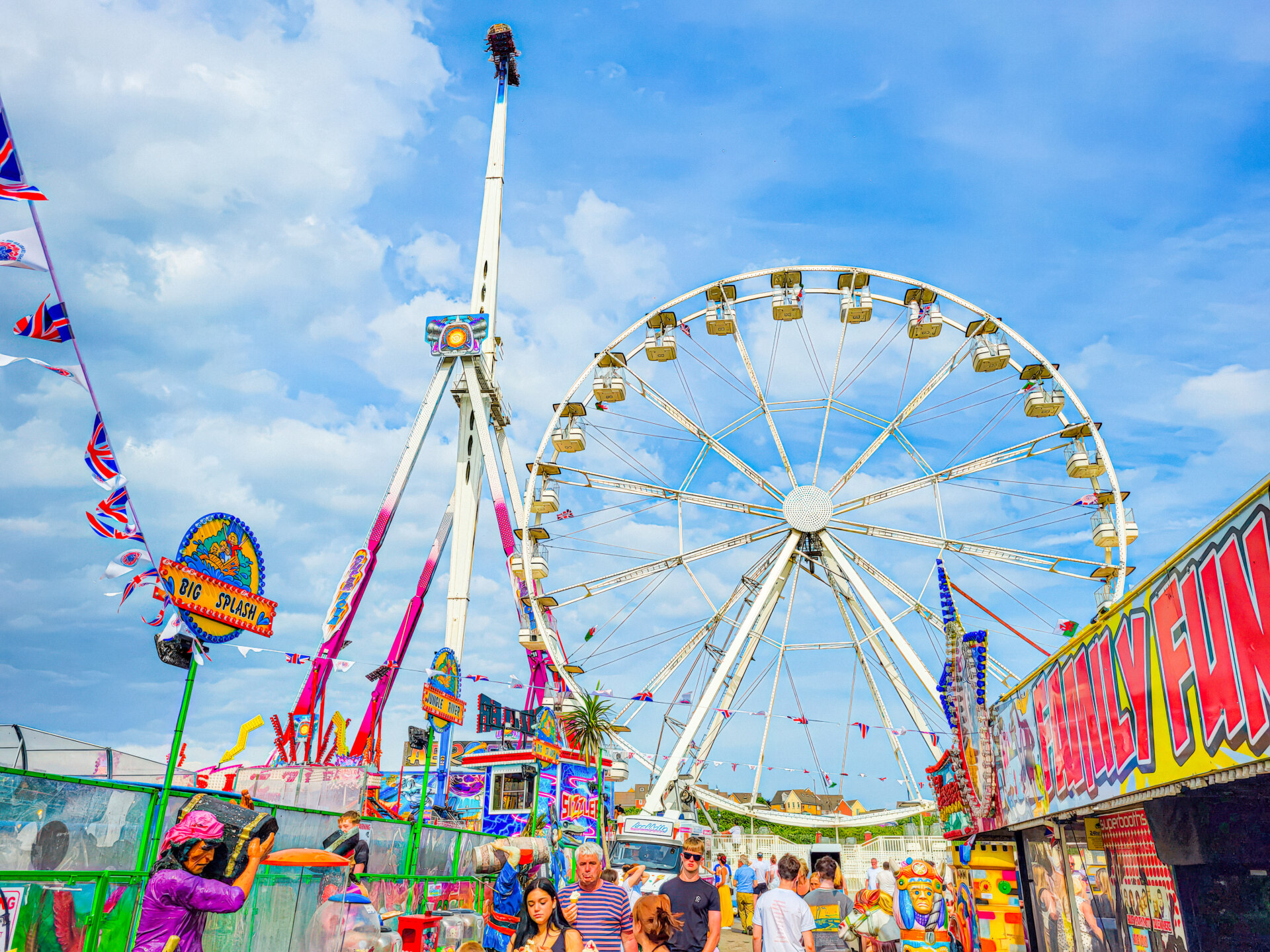 LARGE rides barry island pleasure park wales 44
