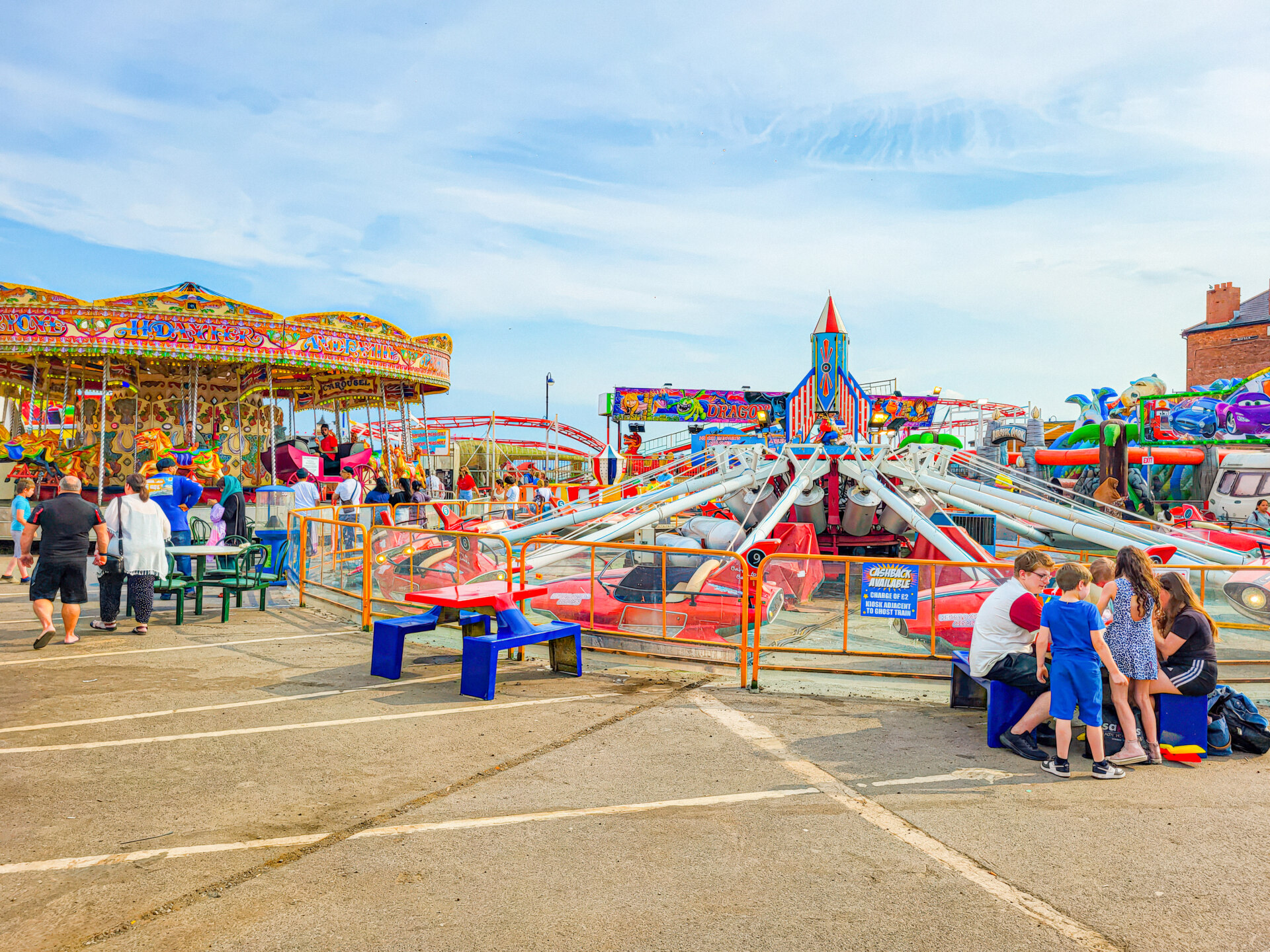 LARGE rides barry island pleasure park wales 59