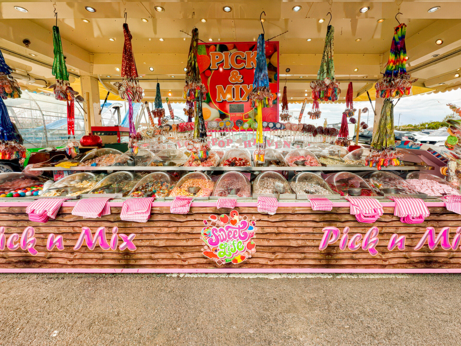 LARGE rides barry island pleasure park wales 67
