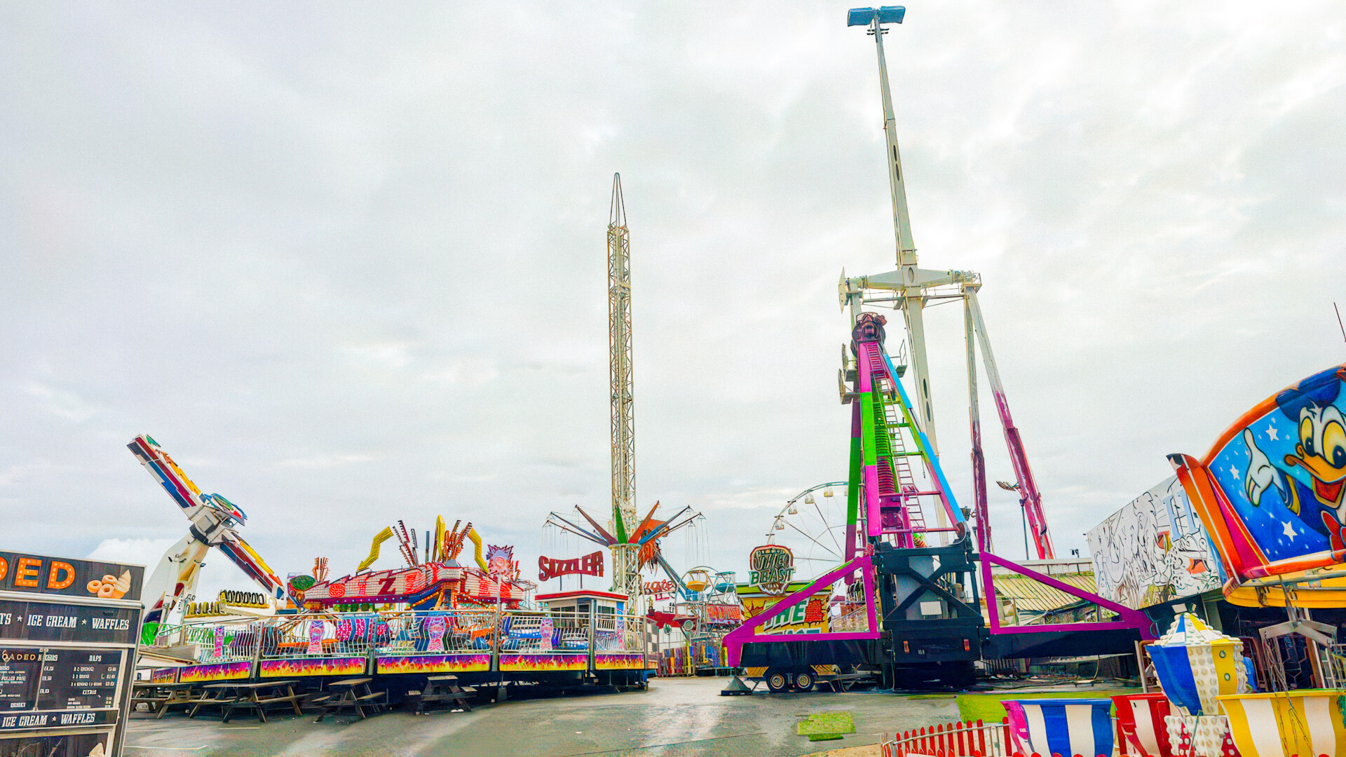 LARGE rides barry island pleasure park wales 68