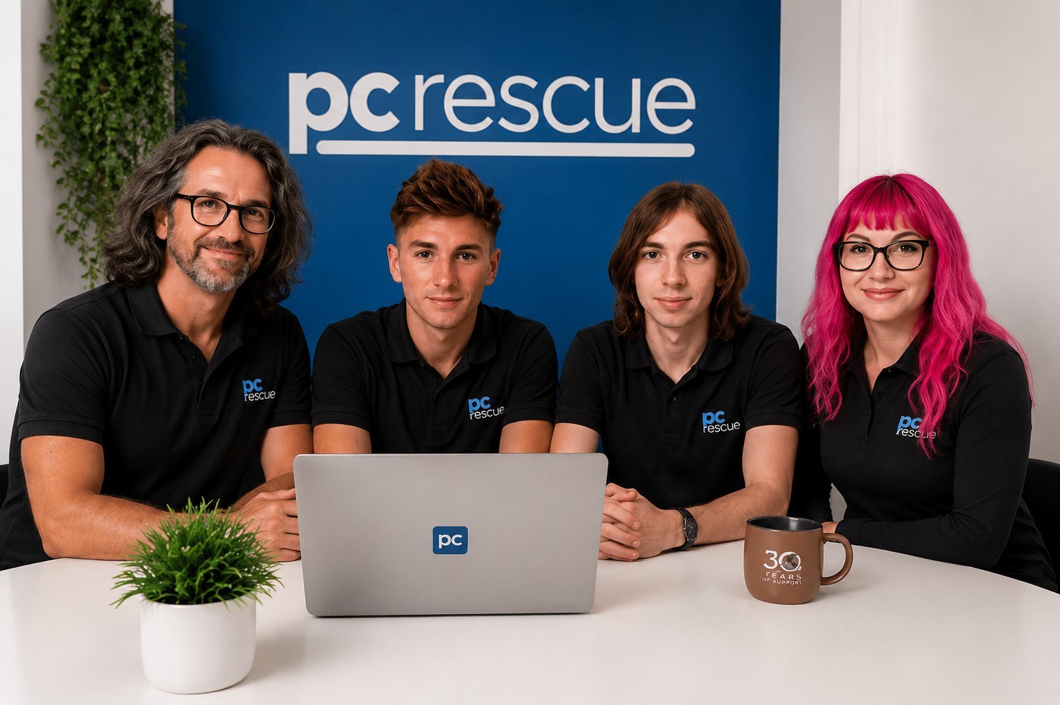 The team tech support